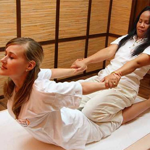 Russian Thai massage